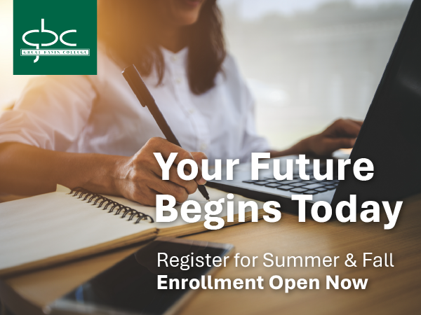Enroll now graphic.